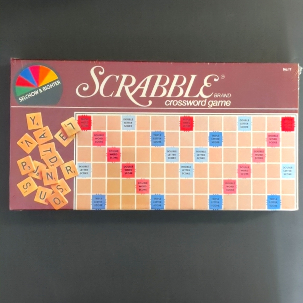 Vintage 1982 Scrabble Board Game  Sealed NWT